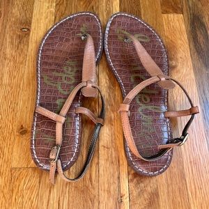 Sam Edelman Gigi Sandals Brown Size 8.5 Wide